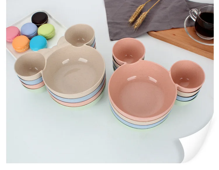 1PC Mickey Wheat Straw Kids Kitchen Bowl FDA Healthy Cute Bowl Meal Plate Sub-grid Fruit Plate Food Dish Tableware OK 0562
1PC Mickey Wheat Straw Kids Kitchen Bowl FDA Healthy Cute Bowl Meal Plate Sub-grid Fruit Plate Food Dish Tableware OK 0562
