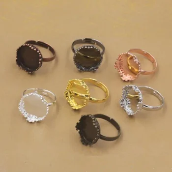 20pcs/lot Ring Settings 7Colors Copper Adjustable Crown Finger Ring Fit 15mm Round Cameo base setting DIY Ring Jewelry Findings
20pcs/lot Ring Settings 7Colors Copper Adjustable Crown Finger Ring Fit 15mm Round Cameo base setting DIY Ring Jewelry Findings