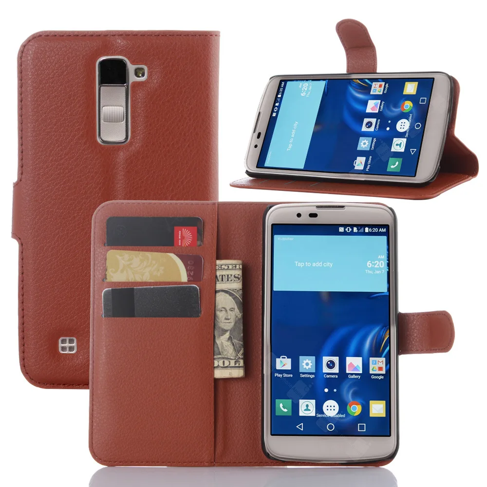 YINGHUI Leather Flip Case Capa For LG K10 / M2 F670 K410 K420N Wallet Style Phone Case Cover With Stand Function And Card Holder 
YINGHUI Leather Flip Case Capa For LG K10 / M2 F670 K410 K420N Wallet Style Phone Case Cover With Stand Function And Card Holder