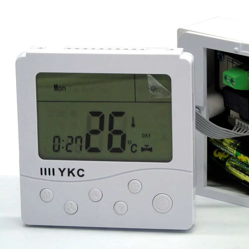 Digital LCD Display Heating Boiler programmable Thermostat for AAA battery(HS-B702)
Digital LCD Display Heating Boiler programmable Thermostat for AAA battery(HS-B702)