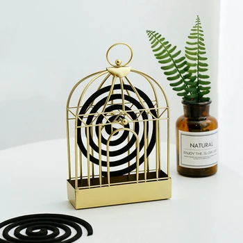Europe Iron Art bird Cage Model Mosquito Coils Holder Saft Retro Summer Home Decor Unique Crafts Mosquito Coils Ornament
Europe Iron Art bird Cage Model Mosquito Coils Holder Saft Retro Summer Home Decor Unique Crafts Mosquito Coils Ornament