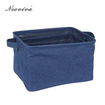 Neoviva Waterproof Foldable Storage Bin for Clothes and Sundries, Set of 3 in Different Sizes, Solid Indigo Blue
Neoviva Waterproof Foldable Storage Bin for Clothes and Sundries, Set of 3 in Different Sizes, Solid Indigo Blue