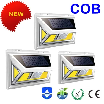 COB Solar LED New Sensor Light Outdoors Solar Lamp For Garden Decoration Night Security Wall Light Waterproof IP65 Luces Solares
COB Solar LED New Sensor Light Outdoors Solar Lamp For Garden Decoration Night Security Wall Light Waterproof IP65 Luces Solares