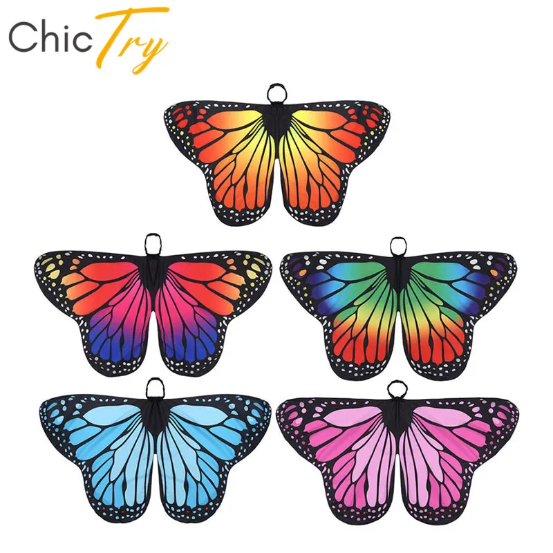 ChicTry Kids Girls Butterfly Wings Cape Children Halloween Party Cosplay Fairy Dress Up Dance Performance Costume Accessories
ChicTry Kids Girls Butterfly Wings Cape Children Halloween Party Cosplay Fairy Dress Up Dance Performance Costume Accessories