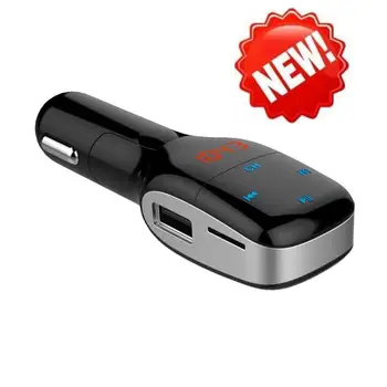 Bluetooth FM Transmitter, Wireless Car Kit Dual USB Car Charger with AUX Port, Hands-free Calling, TF Card Slot, USB Flash
Bluetooth FM Transmitter, Wireless Car Kit Dual USB Car Charger with AUX Port, Hands-free Calling, TF Card Slot, USB Flash