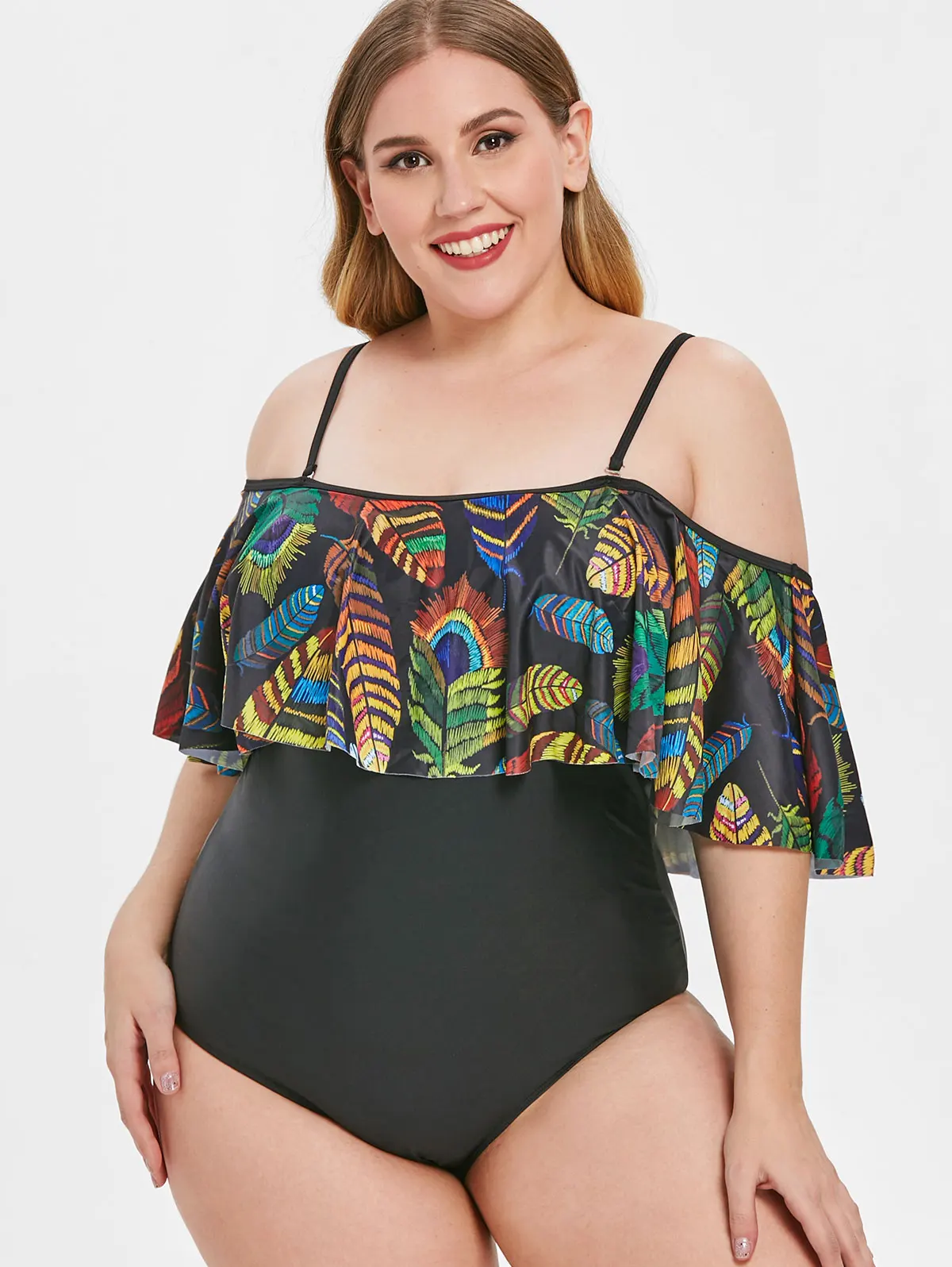 Wipalo Women Plus Size Ruffle Panel Leaf Print Beach Set Female Boho One Piece Set Swim Wear Summer Holiday Casual Bathing Suit
Wipalo Women Plus Size Ruffle Panel Leaf Print Beach Set Female Boho One Piece Set Swim Wear Summer Holiday Casual Bathing Suit
