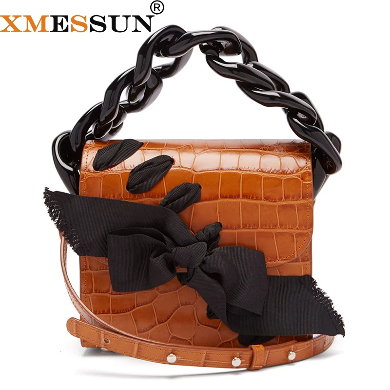 XMESSUN Crocodile Pattern Leather Handbag Acrylic Chain Shoulder Messenger Bag 2019 New Small Square Bag Catwalk Evening Bag H55
XMESSUN Crocodile Pattern Leather Handbag Acrylic Chain Shoulder Messenger Bag 2019 New Small Square Bag Catwalk Evening Bag H55