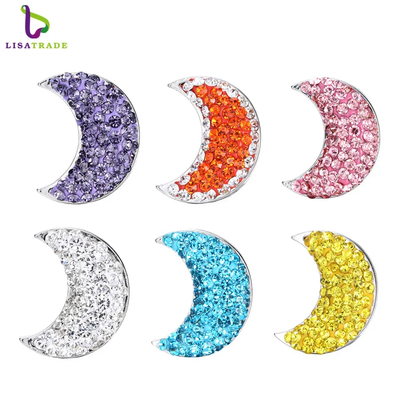 Snap Jewelry 5PCS "Moon" rhinestone delicate snap button fit for Snap Button bracelet and pendant LSSN022*5--LSSN022-6*5
Snap Jewelry 5PCS "Moon" rhinestone delicate snap button fit for Snap Button bracelet and pendant LSSN022*5--LSSN022-6*5