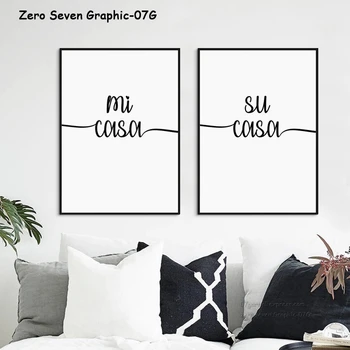 Canvas Painting Mi Casa Su Casa Quote Poster And Print Wall Art Decoration For Living Room Home Decoration
Canvas Painting Mi Casa Su Casa Quote Poster And Print Wall Art Decoration For Living Room Home Decoration