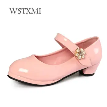 Girls Leather Shoes Kids High Heels Girls Fashion Dress Shoes Student Black Princess Sandals Children Party Wedding School Shoes
Girls Leather Shoes Kids High Heels Girls Fashion Dress Shoes Student Black Princess Sandals Children Party Wedding School Shoes