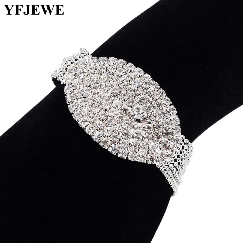 YFJEWE Luxury Crystal Women Jewelry Flower Chain Link Bracelet Bangle With White Rhinestone Wedding Gifts B190
YFJEWE Luxury Crystal Women Jewelry Flower Chain Link Bracelet Bangle With White Rhinestone Wedding Gifts B190