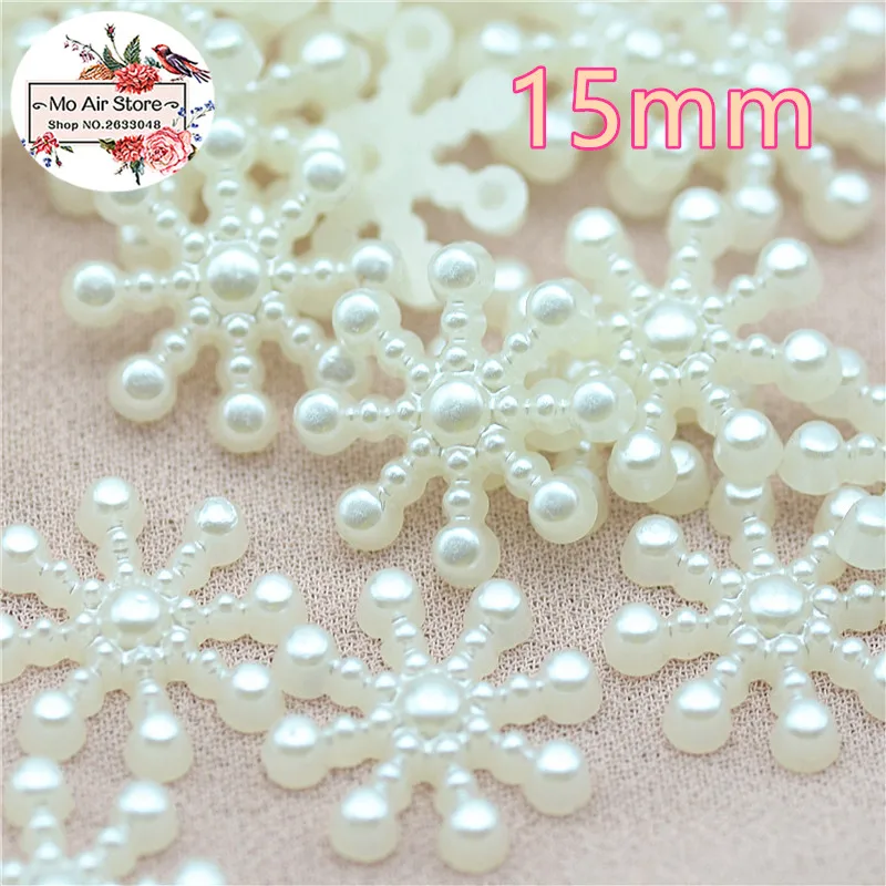 100pcs/lot 15mm Ivory snowflake Flower Beads ABS Resin Flatback Simulated pearl Beads Jewelry Crafts Decoration ScrapBooking
100pcs/lot 15mm Ivory snowflake Flower Beads ABS Resin Flatback Simulated pearl Beads Jewelry Crafts Decoration ScrapBooking