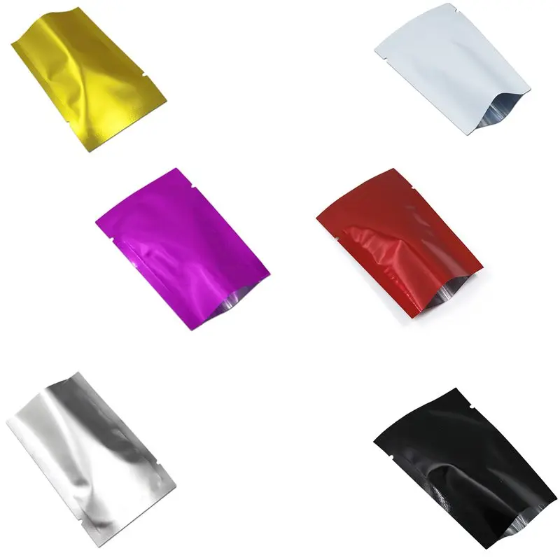 500Pcs 5x7cm Multi-colors Aluminum Foil Bags Open Top Heat Seal Vacuum Pack Bags Candy Chocolate Storage Bags Wedding Decoration
500Pcs 5x7cm Multi-colors Aluminum Foil Bags Open Top Heat Seal Vacuum Pack Bags Candy Chocolate Storage Bags Wedding Decoration