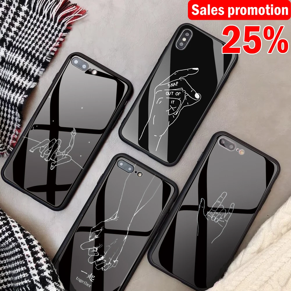 DIY Tempered Glass Phone Case for iPhone 7 X 6S 6 Plus Lover Customized Phone Cover for iPhone XS MAX XR 8 7 7Plus case
DIY Tempered Glass Phone Case for iPhone 7 X 6S 6 Plus Lover Customized Phone Cover for iPhone XS MAX XR 8 7 7Plus case