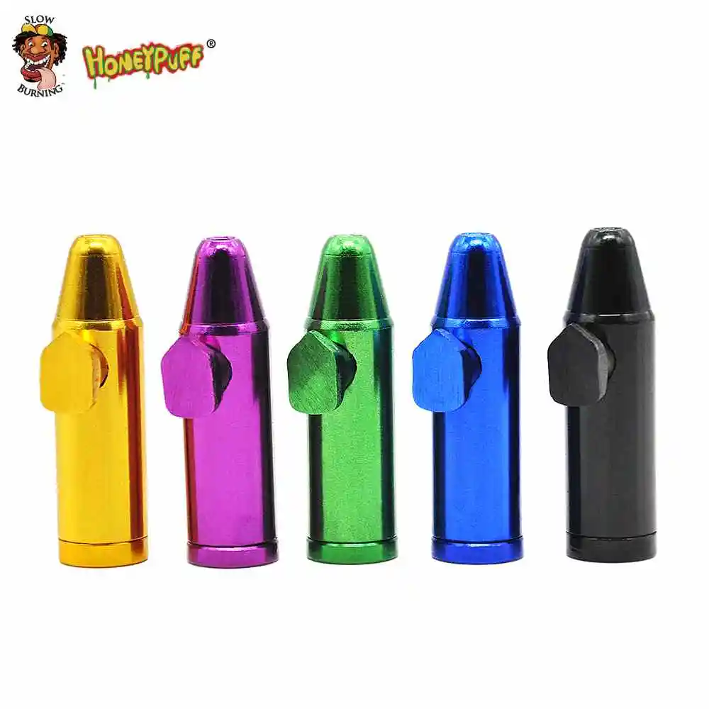 HONEYPUFF Metal Bullet Snuff Rocket Snorter Snuff Sniffer Metal Smoking Pipe Tobacco Pipe
HONEYPUFF Metal Bullet Snuff Rocket Snorter Snuff Sniffer Metal Smoking Pipe Tobacco Pipe