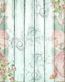 Floral wood fence Photography Backdrop Wood Floor Custom Photo Prop backgrounds D-2391
Floral wood fence Photography Backdrop Wood Floor Custom Photo Prop backgrounds D-2391