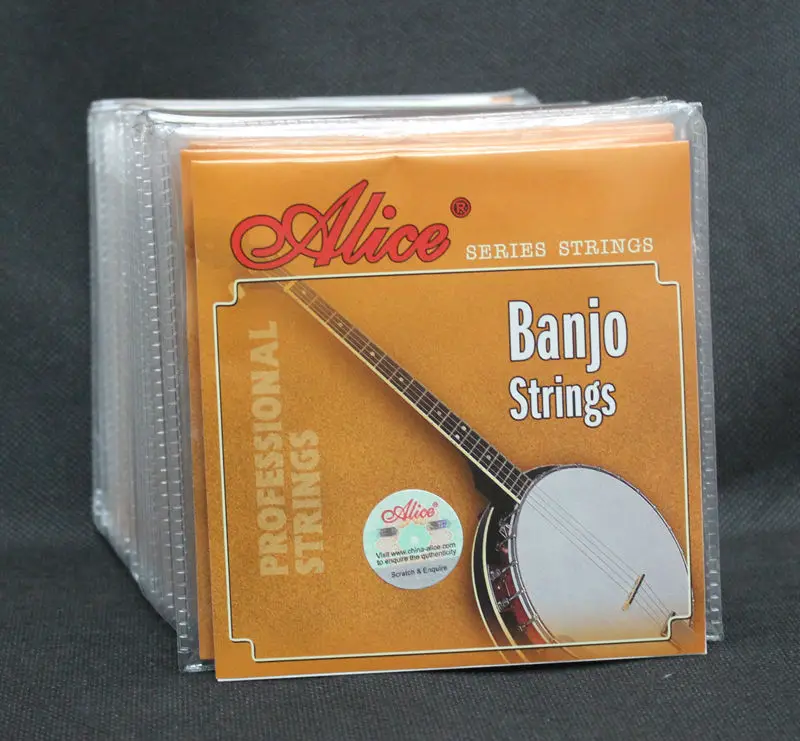 10 Sets Alice AJ04 Stainless Steel Coated Copper Alloy Wound 4-String (ADGC) Banjo Strings
10 Sets Alice AJ04 Stainless Steel Coated Copper Alloy Wound 4-String (ADGC) Banjo Strings