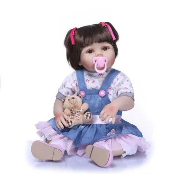 Nicery 22inch 55cm Bebe Reborn Doll Hard Silicone Boy Girl Toy Reborn Baby Doll Gift for Child Blue Dress Baby Doll
Nicery 22inch 55cm Bebe Reborn Doll Hard Silicone Boy Girl Toy Reborn Baby Doll Gift for Child Blue Dress Baby Doll