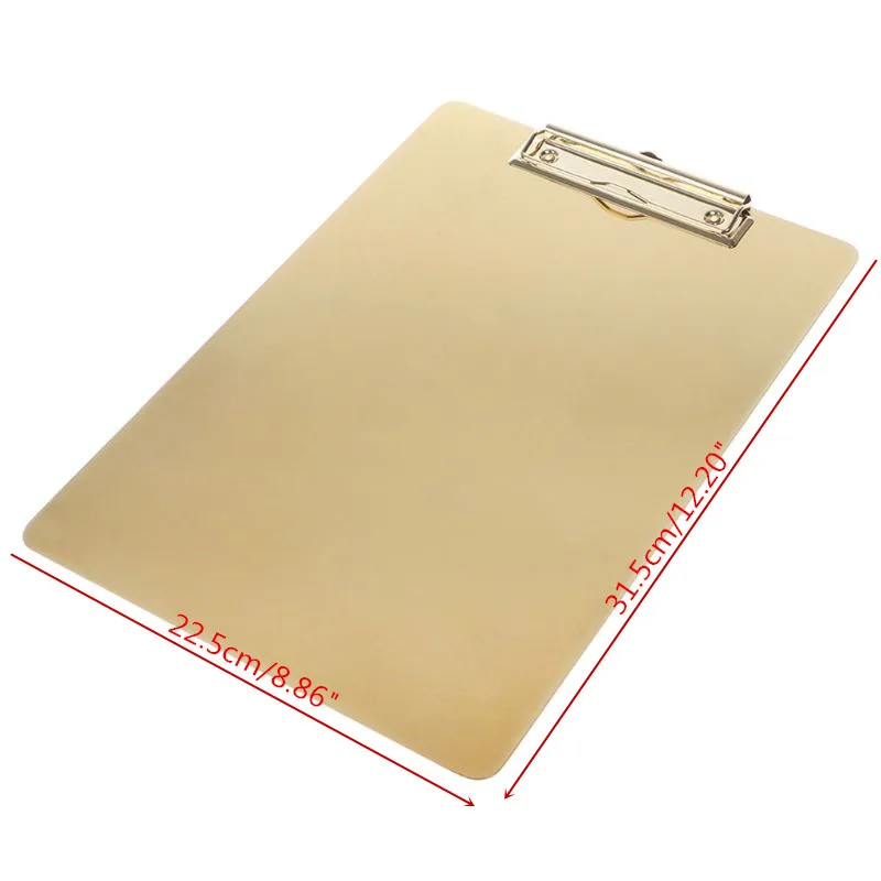 31.5x22.5cm Metal Clipboard Writing Pad File Folders Document Holder Desk Storage School Office Stationery Supply 3 Sizes
31.5x22.5cm Metal Clipboard Writing Pad File Folders Document Holder Desk Storage School Office Stationery Supply 3 Sizes