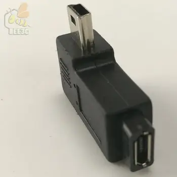USB Micro5Pin Micro 5Pin Female to Mini 5Pin Mini5Pin Male 90 Degree Angle left right Adapter Converter 100 pcs
USB Micro5Pin Micro 5Pin Female to Mini 5Pin Mini5Pin Male 90 Degree Angle left right Adapter Converter 100 pcs