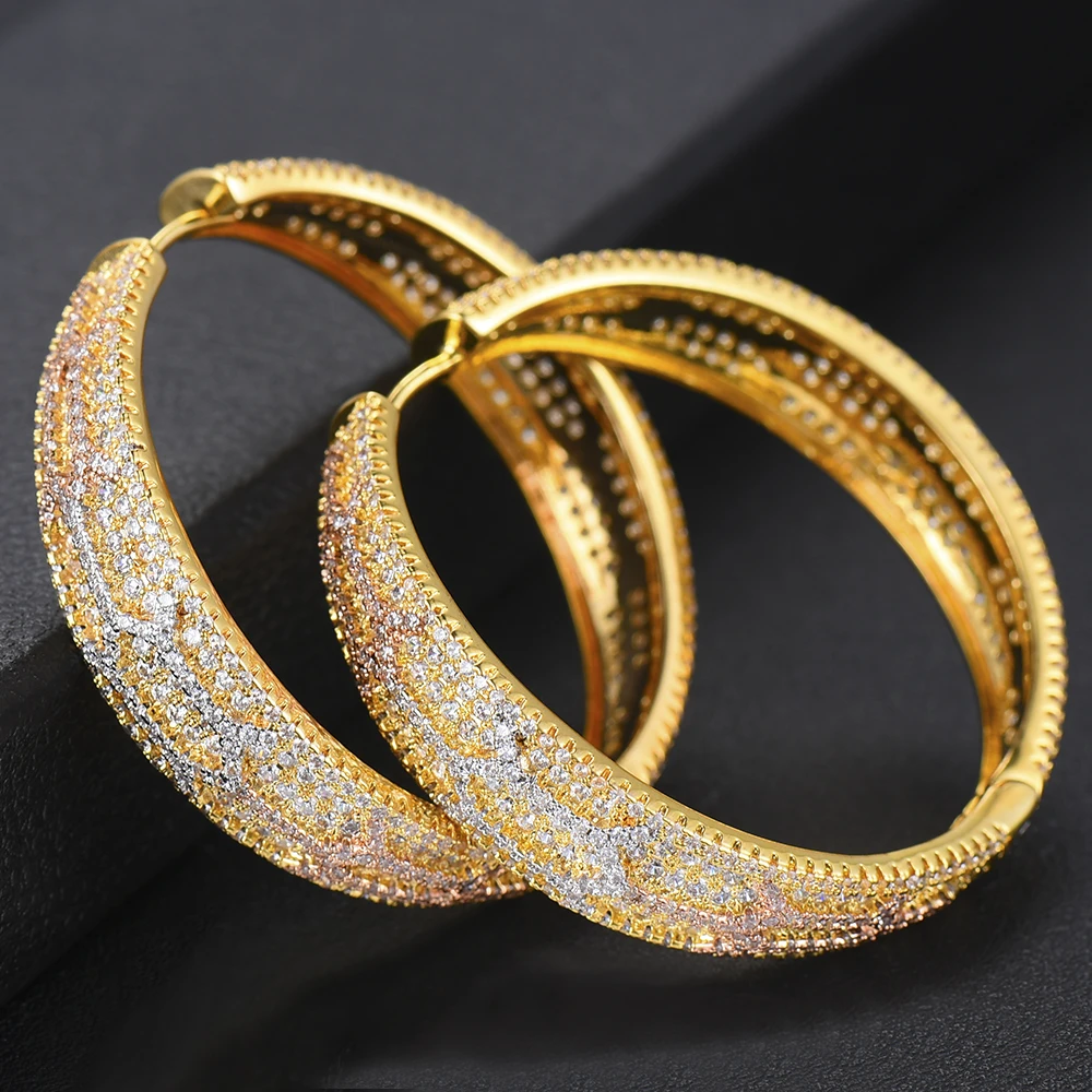GODKI Luxury Geometry Cubic Zircon Statement Big Hoop Earrings For Women Wedding DUBAI Bridal Round Circle Hoop Earrings 2019
GODKI Luxury Geometry Cubic Zircon Statement Big Hoop Earrings For Women Wedding DUBAI Bridal Round Circle Hoop Earrings 2019
