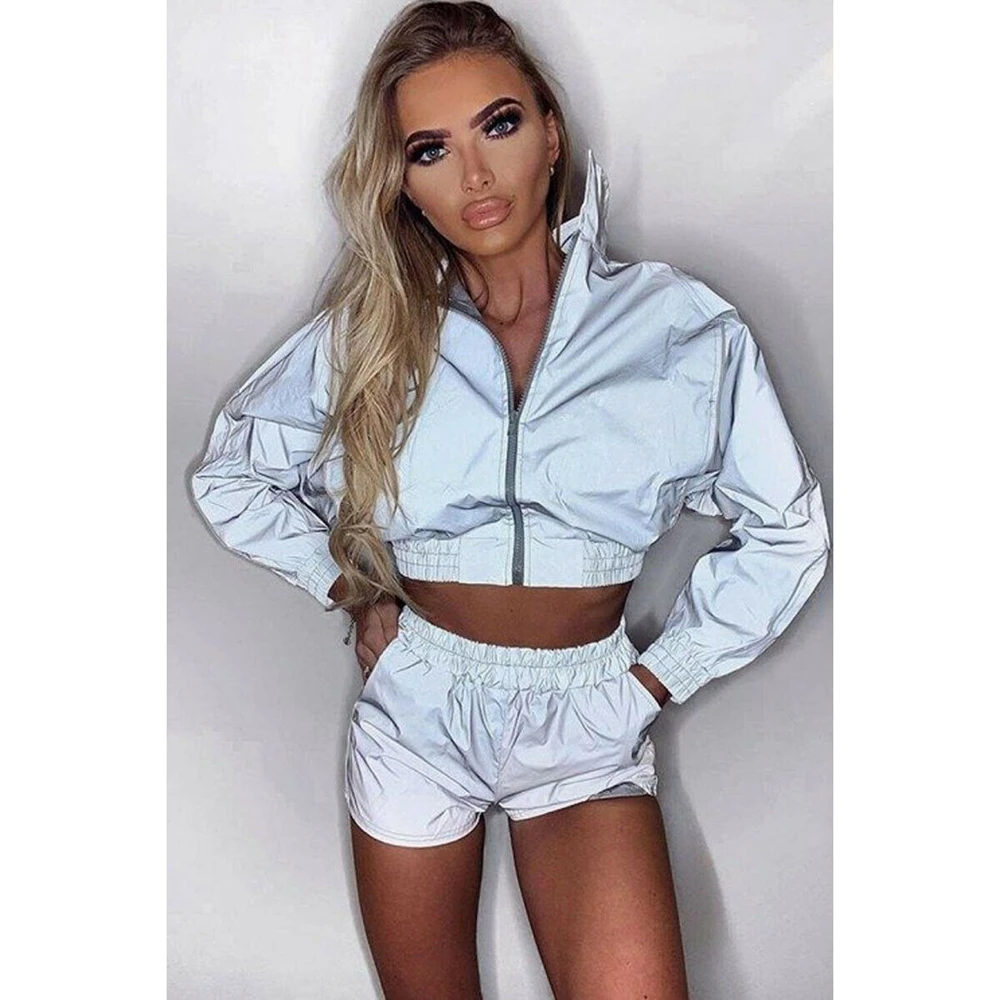 Sexy Hip Hop Fashion Women's Reflective Vintage Zip Up Biker Slim Casual Blazer clubwear Jacket Coat Outerwear Top
Sexy Hip Hop Fashion Women's Reflective Vintage Zip Up Biker Slim Casual Blazer clubwear Jacket Coat Outerwear Top