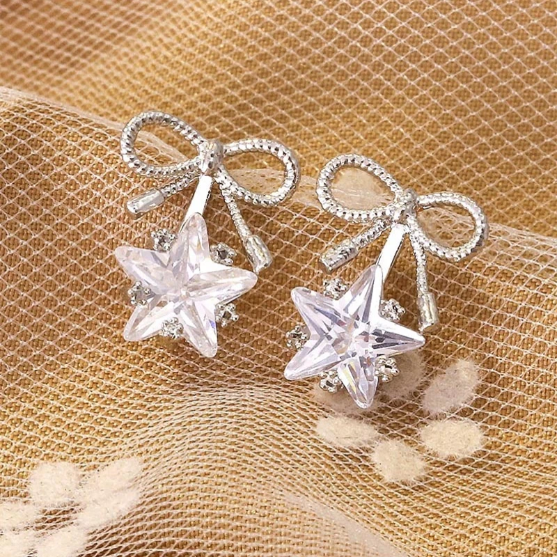 Cute Creative Bow Korean 925 Sterling Silver Temperament Personality Fashion Female Earring SEA060
Cute Creative Bow Korean 925 Sterling Silver Temperament Personality Fashion Female Earring SEA060
