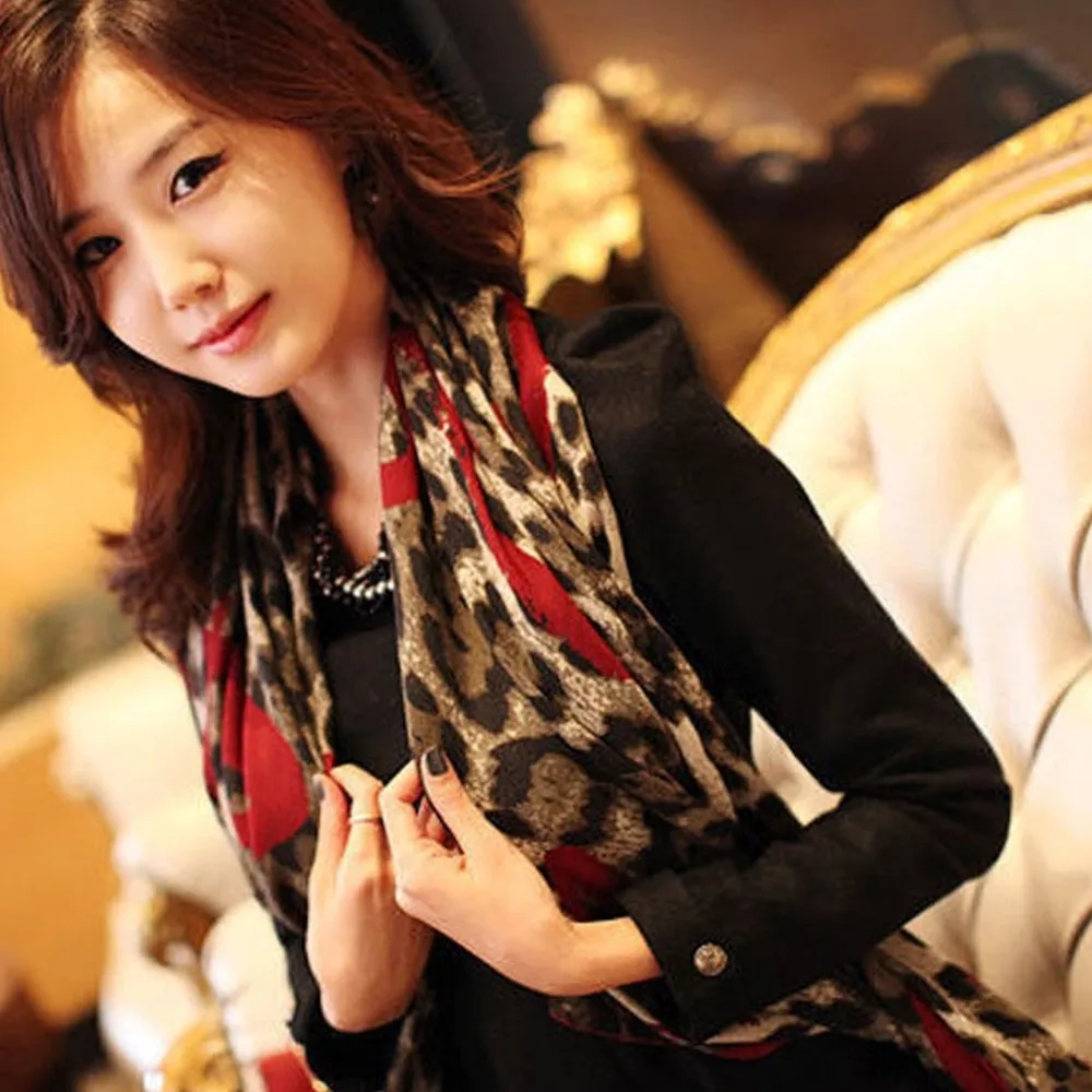 1 Pcs 170 * 80cm Red Leopard Stylish Long Soft Silk Chiffon Scarf Wrap Shawl Scarves For Women Lady Girls 
1 Pcs 170 * 80cm Red Leopard Stylish Long Soft Silk Chiffon Scarf Wrap Shawl Scarves For Women Lady Girls
