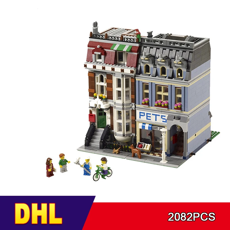 DHL 15009 City Street set Pet Shop Model Building Kits Blocks action bricks baby lovely toy 10218
DHL 15009 City Street set Pet Shop Model Building Kits Blocks action bricks baby lovely toy 10218