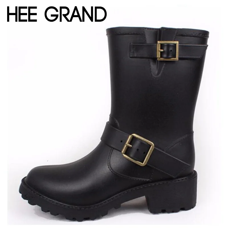 HEE GRAND 2018 New Women Rain Boots Western Boots Women Ankle Boots with Buckle High Water Shoes XWX6737
HEE GRAND 2018 New Women Rain Boots Western Boots Women Ankle Boots with Buckle High Water Shoes XWX6737