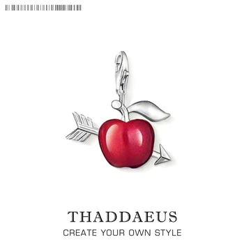 Charm Pendant Wholesale Arrow Delicate and Bright Red Apple 925 Sterling Silver Fashion Gift Fit Necklace Bracelet Sautoir
Charm Pendant Wholesale Arrow Delicate and Bright Red Apple 925 Sterling Silver Fashion Gift Fit Necklace Bracelet Sautoir