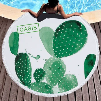 Summer New Tropical Plants Printing Beach Towels Microfiber Multi-functional Round Beach Towel Yoga Mat with Tassel 150*150cm
Summer New Tropical Plants Printing Beach Towels Microfiber Multi-functional Round Beach Towel Yoga Mat with Tassel 150*150cm