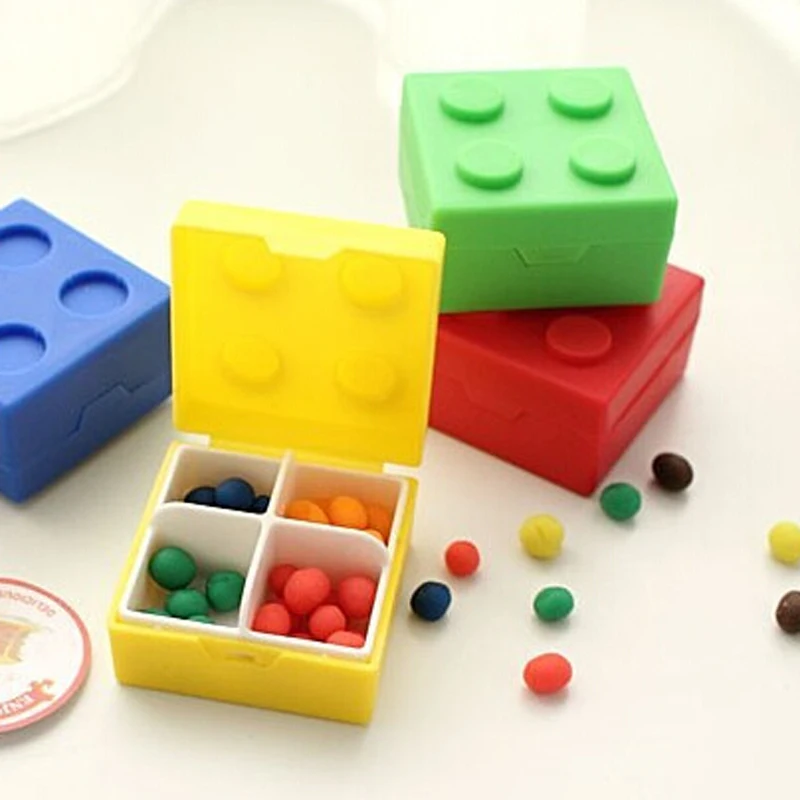Portable Bricks Plastic Vitamin Medicine Pill Storage Box Mini Beads Earrings Storage Organizer Case
Portable Bricks Plastic Vitamin Medicine Pill Storage Box Mini Beads Earrings Storage Organizer Case