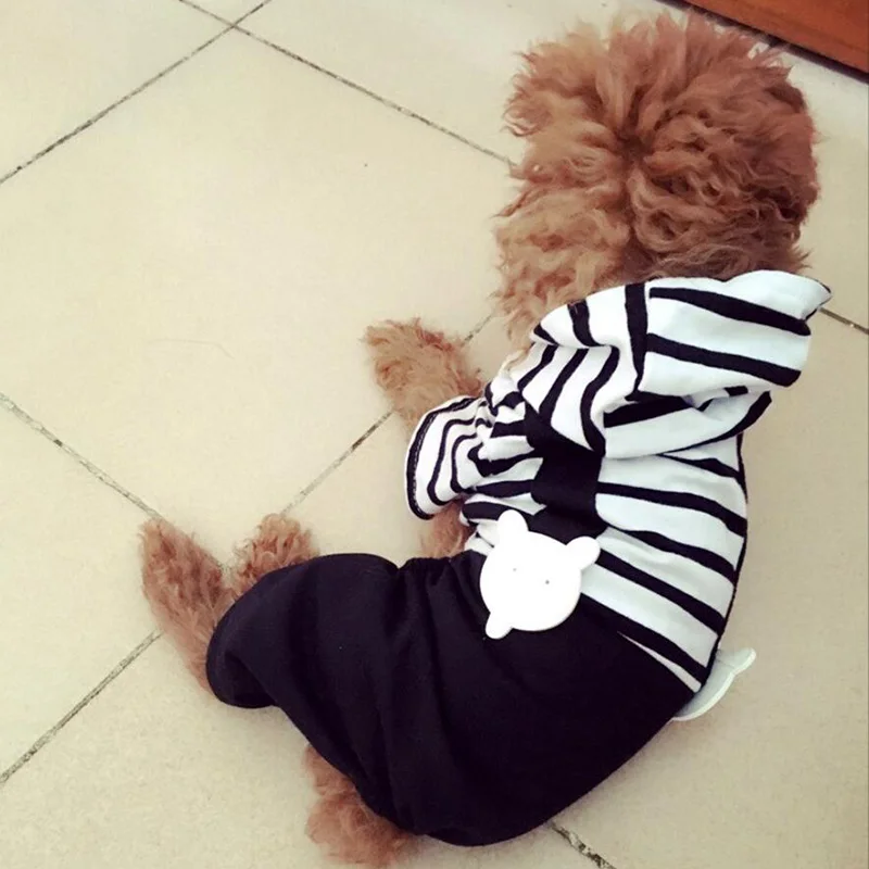 Chihuahua Pet Clothes Four-legged Dog Clothes Handsome Spring Jumpsuit Striped Cowboy Overalls Dog Casual Clothes French Bulldog
Chihuahua Pet Clothes Four-legged Dog Clothes Handsome Spring Jumpsuit Striped Cowboy Overalls Dog Casual Clothes French Bulldog