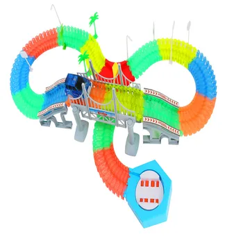 2019 Magical Glowing Race Track DIY Universal Accessories Ramp Turn Road Bridge Crossroads Rail Car Toy Racing Tracks Kids Gifts
2019 Magical Glowing Race Track DIY Universal Accessories Ramp Turn Road Bridge Crossroads Rail Car Toy Racing Tracks Kids Gifts