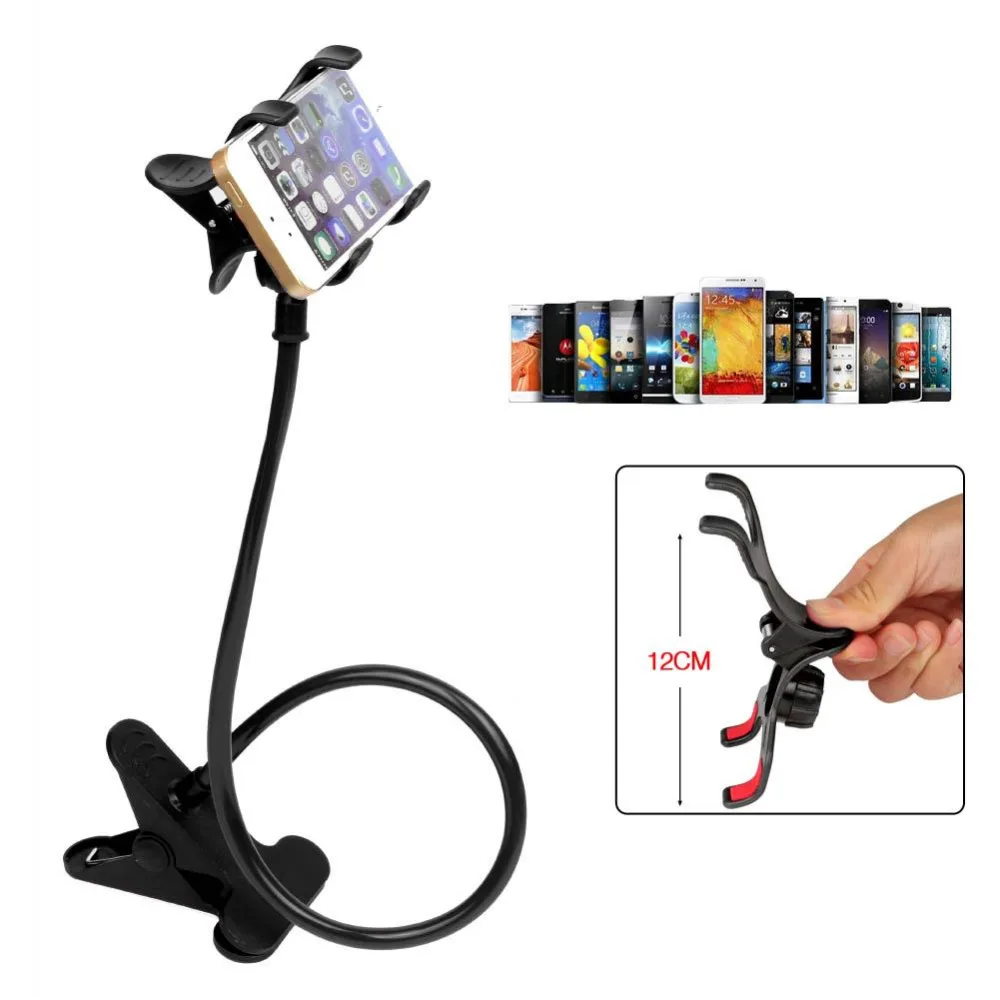 Car Phone holder Universal Long Arm Lazy Mobile Phone Gooseneck Stand Holder Flexible Bed Desk Table Clip Bracket For iphone
Car Phone holder Universal Long Arm Lazy Mobile Phone Gooseneck Stand Holder Flexible Bed Desk Table Clip Bracket For iphone