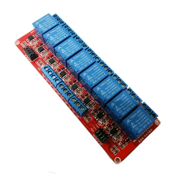 8 Channel 5V Relay Module Board Shield with Optocoupler Support High and Low Level Trigger for Arduino
8 Channel 5V Relay Module Board Shield with Optocoupler Support High and Low Level Trigger for Arduino