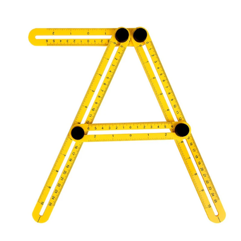 1Pcs Professional Template Tool Angle Measuring Protractor Multi-Angle Ruler Activity Four-fold Ruler With Metric Inch Scale
1Pcs Professional Template Tool Angle Measuring Protractor Multi-Angle Ruler Activity Four-fold Ruler With Metric Inch Scale