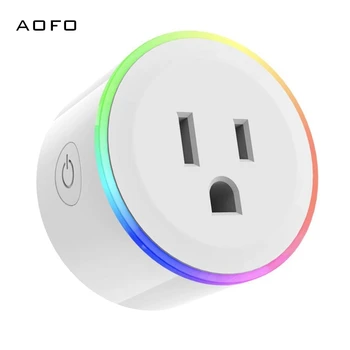 Wi-Fi Smart Plug AOFO Led Light Mini Outlet Remote Socket Works with Amazon Alexa Google Assistant IFTTT, No Hub Required
Wi-Fi Smart Plug AOFO Led Light Mini Outlet Remote Socket Works with Amazon Alexa Google Assistant IFTTT, No Hub Required