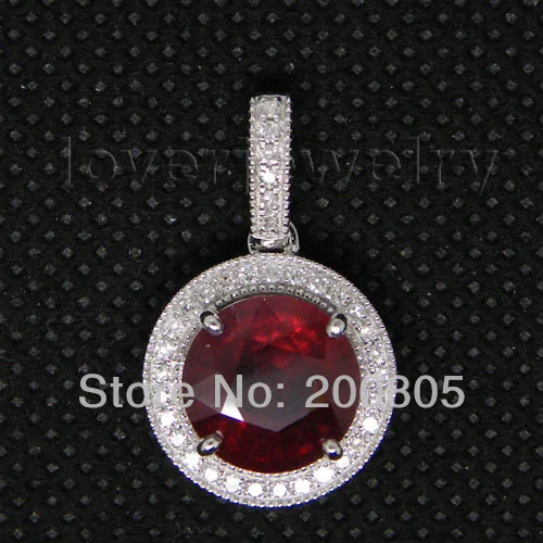 Vintage Rubi Pendant In Solid 14Kt White Gold Diamond Red Ruby Pendant Round 9mm WP022
Vintage Rubi Pendant In Solid 14Kt White Gold Diamond Red Ruby Pendant Round 9mm WP022