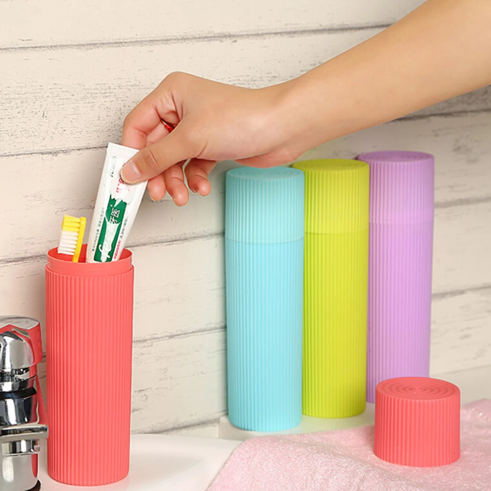 Good Quality 4 Colors Simple Corrugated Travel Toothbrush Dental Storage Box Toiletries Container Bathroom Sanitary Ware Suite
Good Quality 4 Colors Simple Corrugated Travel Toothbrush Dental Storage Box Toiletries Container Bathroom Sanitary Ware Suite