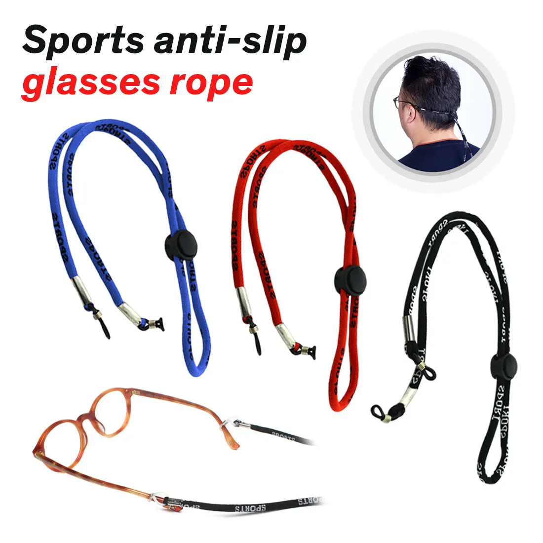 2019 Hot neck string cord retainer strap Head Band Glasses rope Elastic Eyeglasses Cord adjustable glasses lanyards
2019 Hot neck string cord retainer strap Head Band Glasses rope Elastic Eyeglasses Cord adjustable glasses lanyards