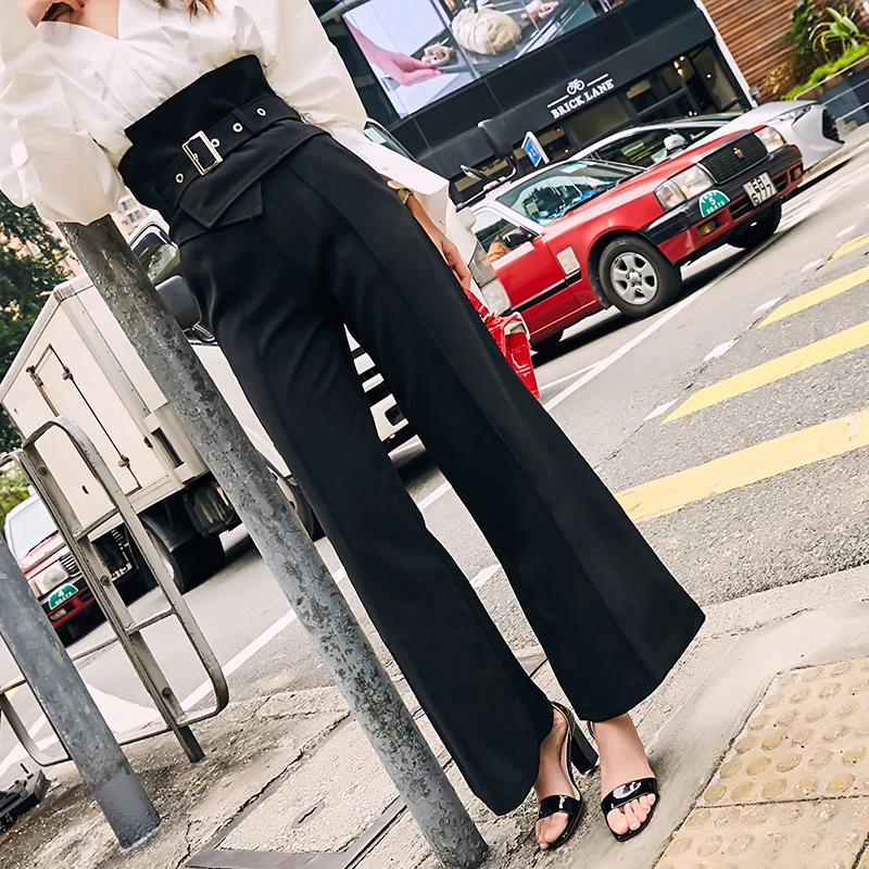 Euramerican Spring Summer New Fashion Elegant High End Belt Slim Fit Wide Leg High Quality Office Lady Casual Lady Pants
Euramerican Spring Summer New Fashion Elegant High End Belt Slim Fit Wide Leg High Quality Office Lady Casual Lady Pants