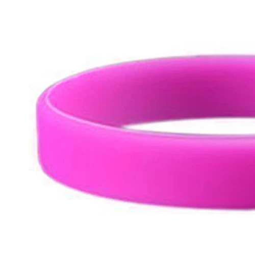 Новый модный силиконовый резиновый эластичный браслет на запястье розовый