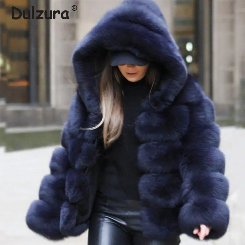 Autumn Winter New Luxury Design Hooded Faux Fur Coats Fashion Warm Patchwork Overcoats Women Casual Fluffy Fox Fur Outerwear
Autumn Winter New Luxury Design Hooded Faux Fur Coats Fashion Warm Patchwork Overcoats Women Casual Fluffy Fox Fur Outerwear