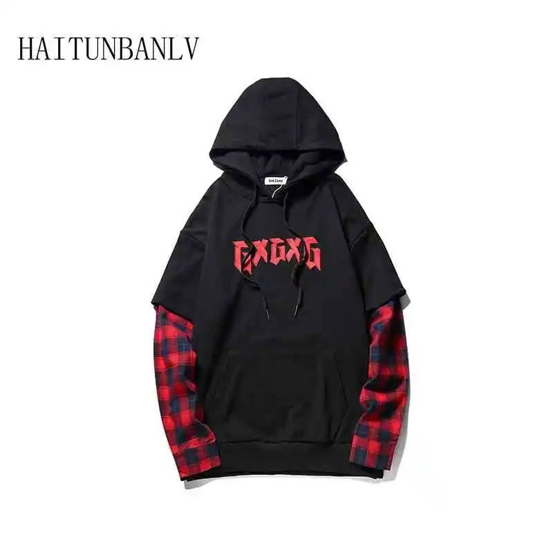 New Hip hop Big pocket Checker sleeve sweatshirt Casual Harajuku Fashion Men's Hoodies
New Hip hop Big pocket Checker sleeve sweatshirt Casual Harajuku Fashion Men's Hoodies