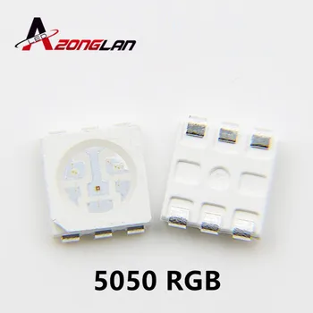 2000pcs 5050 RGB SMD LED RED GREEN BLUE SMT LED PLCC-6 3-CHIPS Light Emitting Diodes Lamp Bead For Car, Boat, Bike DIY
2000pcs 5050 RGB SMD LED RED GREEN BLUE SMT LED PLCC-6 3-CHIPS Light Emitting Diodes Lamp Bead For Car, Boat, Bike DIY