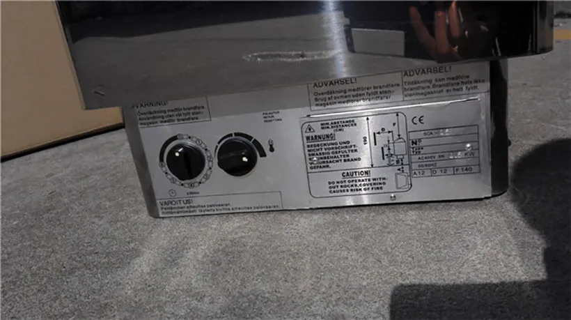 Description Picture 5 of item9KW Sauna Heater 220V Sauna Steam Generator Home Use Heating Furnace Room Dry Equipment