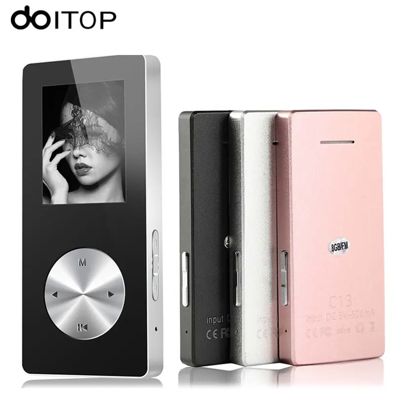 Фото Музыкальный плеер DOITOP металлический Hi-Fi MP3 с поддержкой TF карты fm-видео |