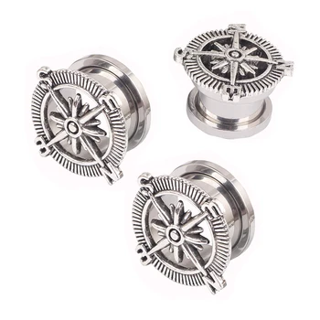 316L Stainless Steel Ear Tunnel Plug Kit Stretcher Flesh Expander Mixed Size Whole Body Jewelry Lots Compass Ear plugs
316L Stainless Steel Ear Tunnel Plug Kit Stretcher Flesh Expander Mixed Size Whole Body Jewelry Lots Compass Ear plugs